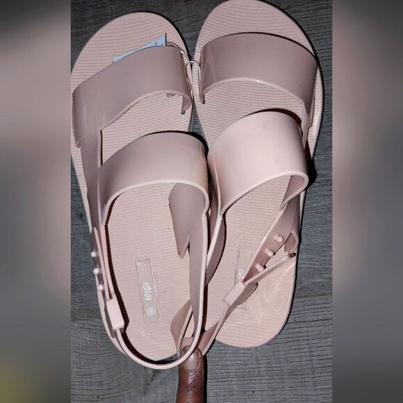 Slingback Platform Sandals - Nude sz 8 - Picture 6 of 10